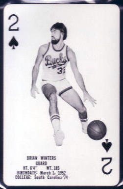 1976-77 Bucks Cards 2S Brian Winters